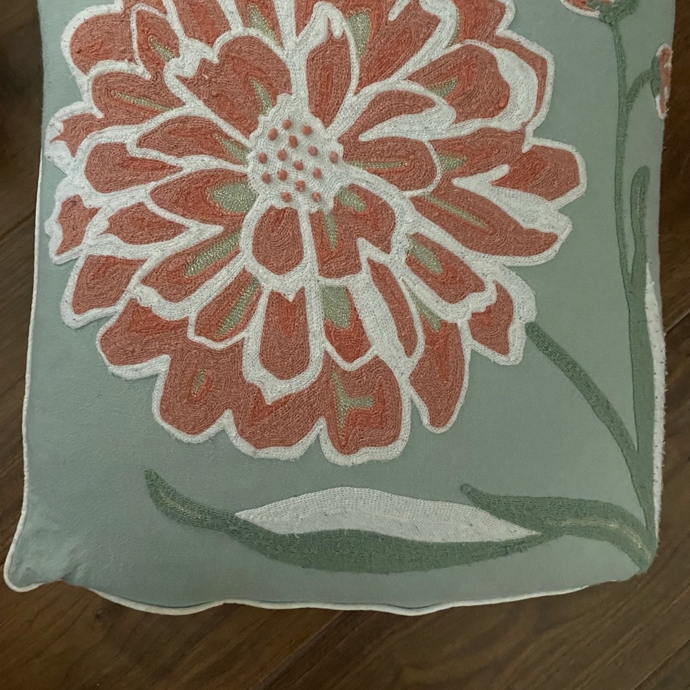 Throw pillows. 19 x 19